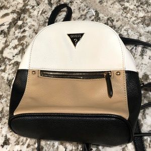 NWOT• Multi colored GUESS FACTORY  backpack purse
